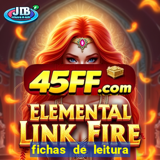 fichas de leitura para alfabetizar